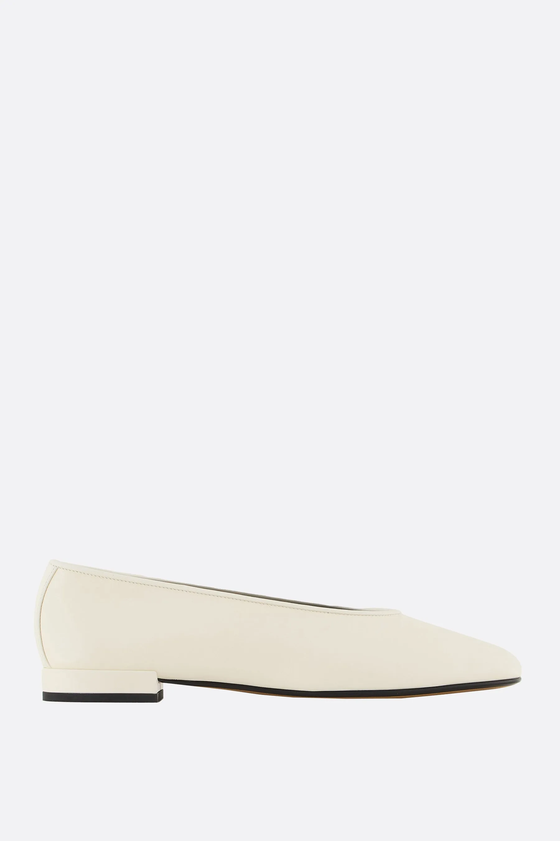 smooth leather ballerinas