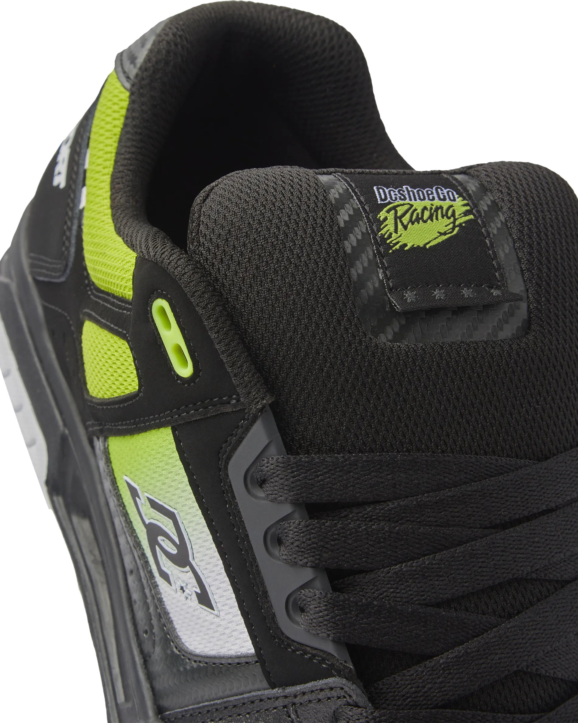 Stag Shoes in Black, Green & White