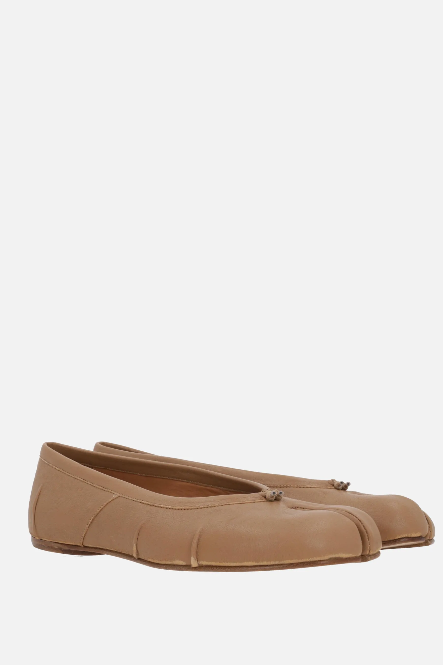 Tabi ballerinas in nappa