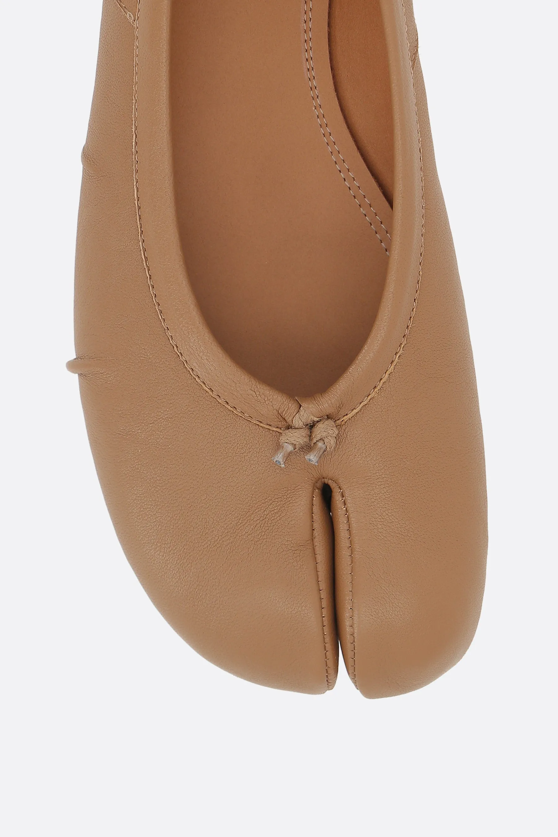 Tabi ballerinas in nappa