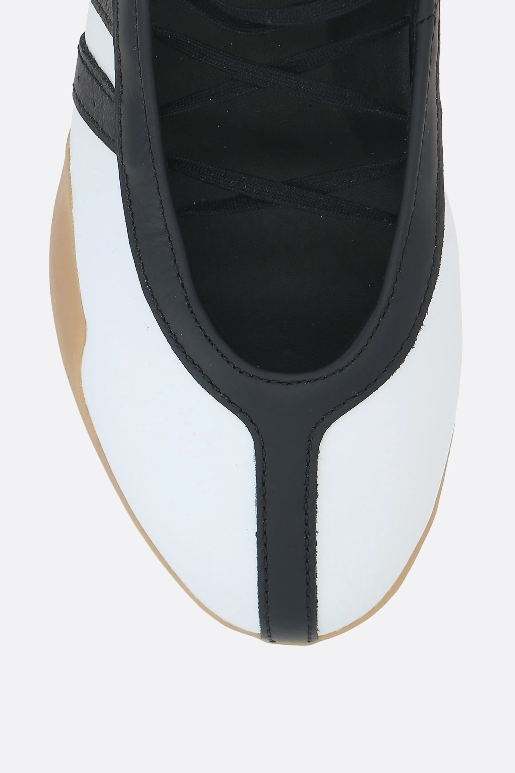 Taekwondo Mei ballerinas in smooth leather