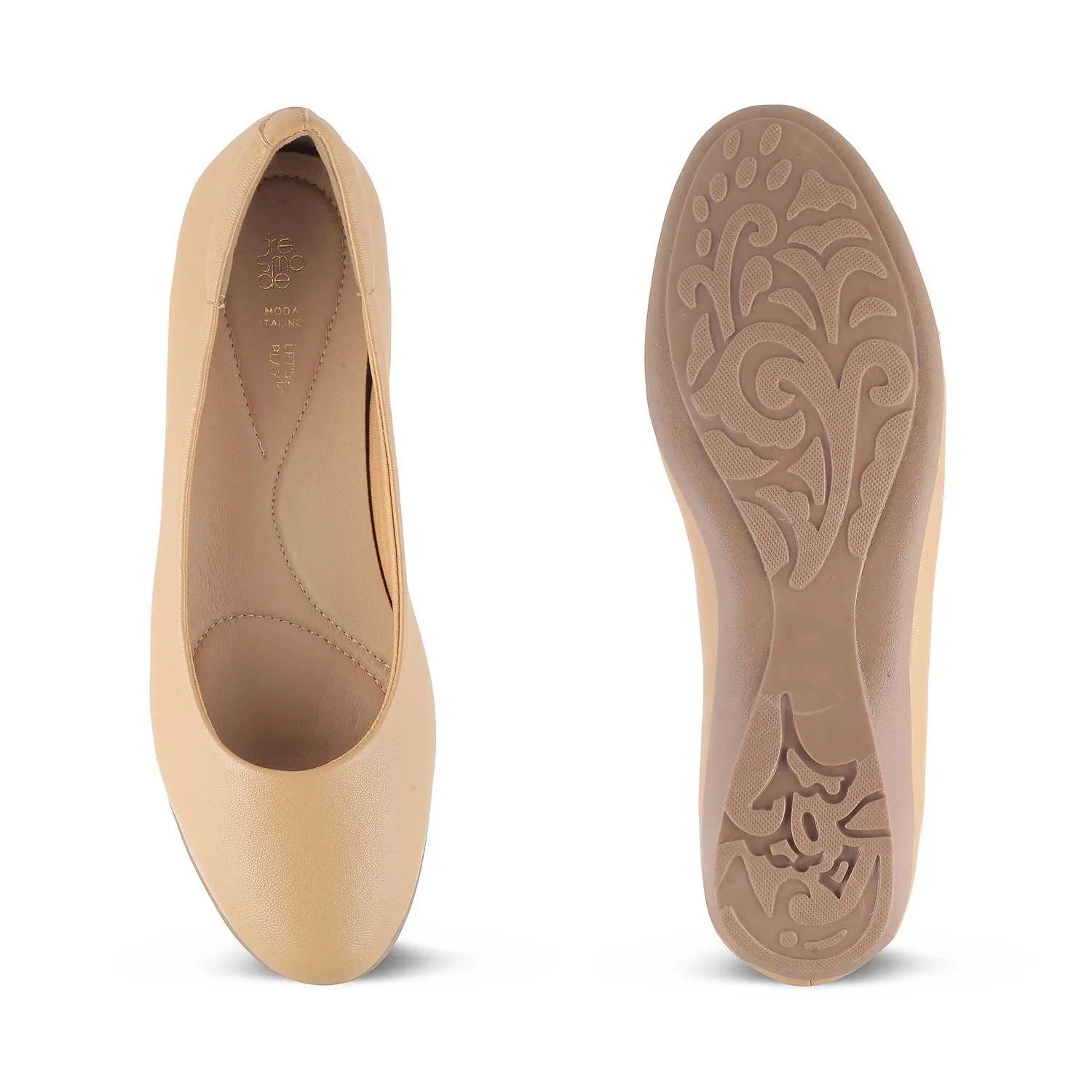 The Charlot Camel Women's Casual Ballerinas Tresmode