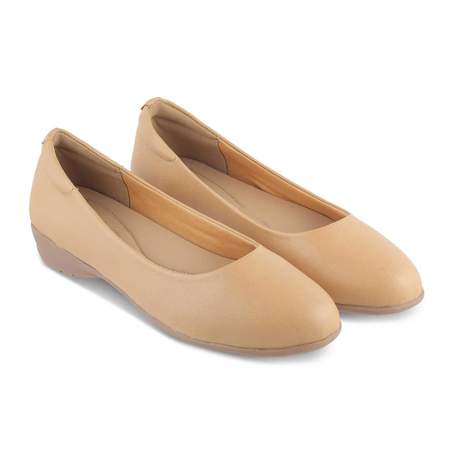 The Charlot Camel Women's Casual Ballerinas Tresmode