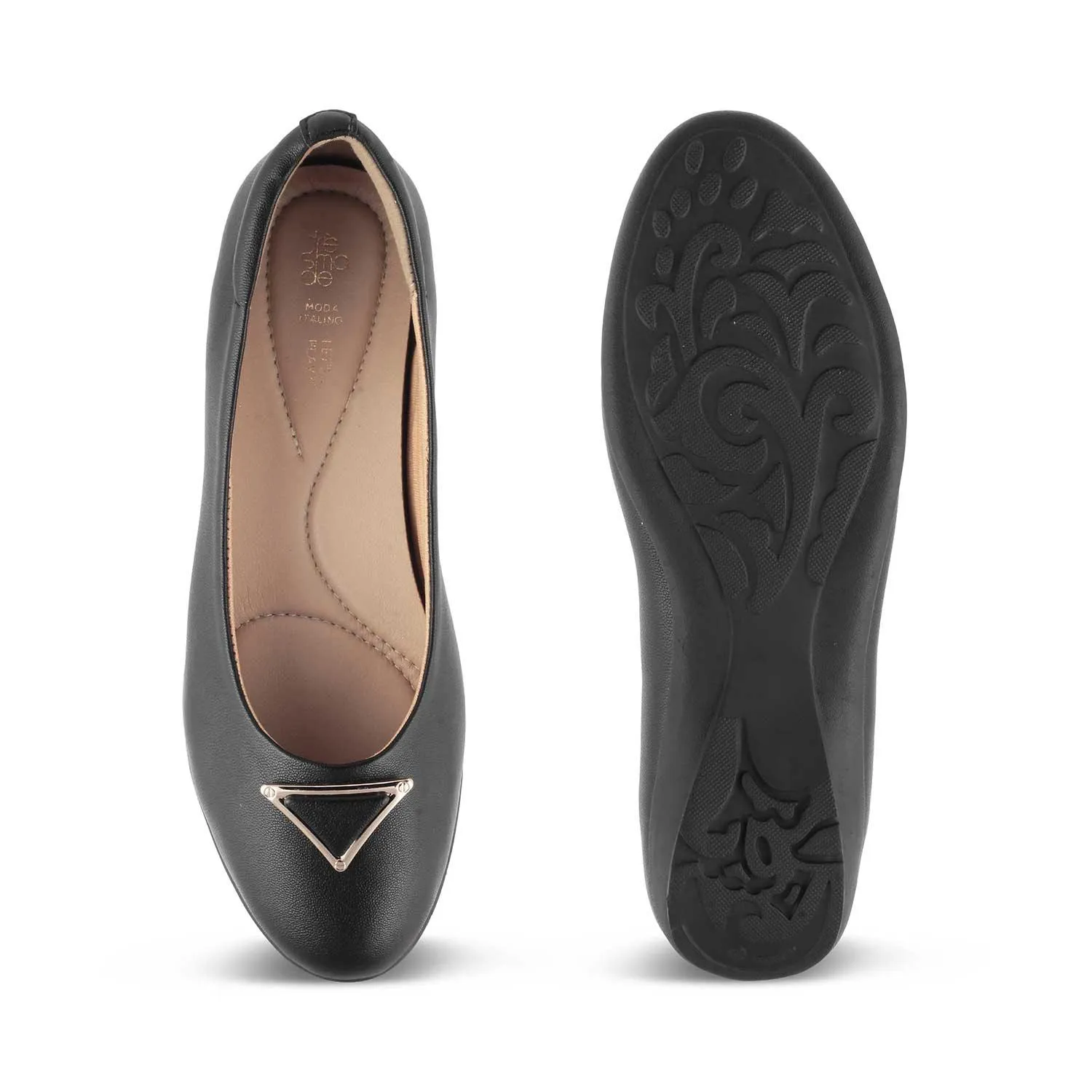 The Chevio Black Women's Dress Ballerinas Tresmode