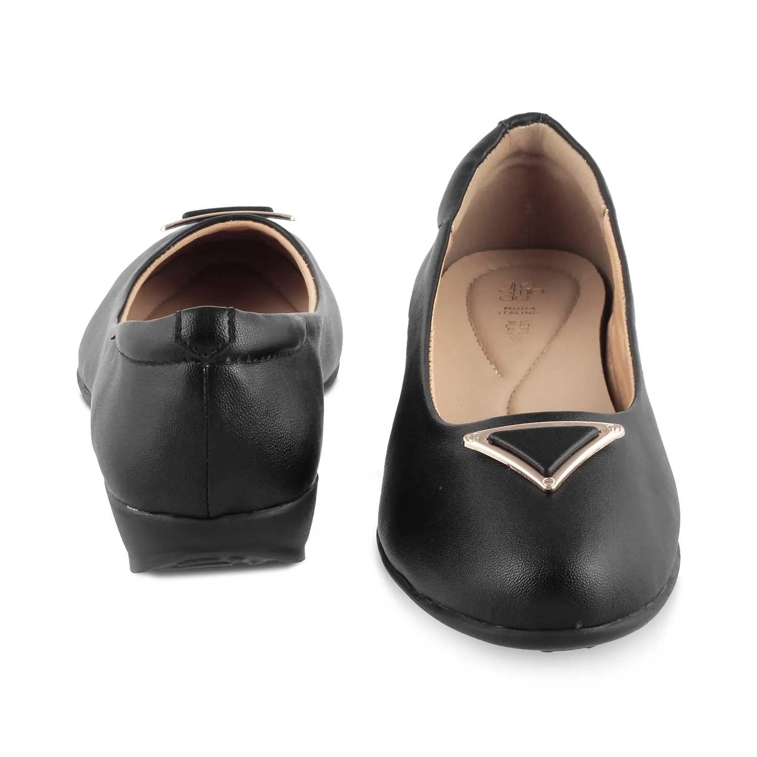 The Chevio Black Women's Dress Ballerinas Tresmode
