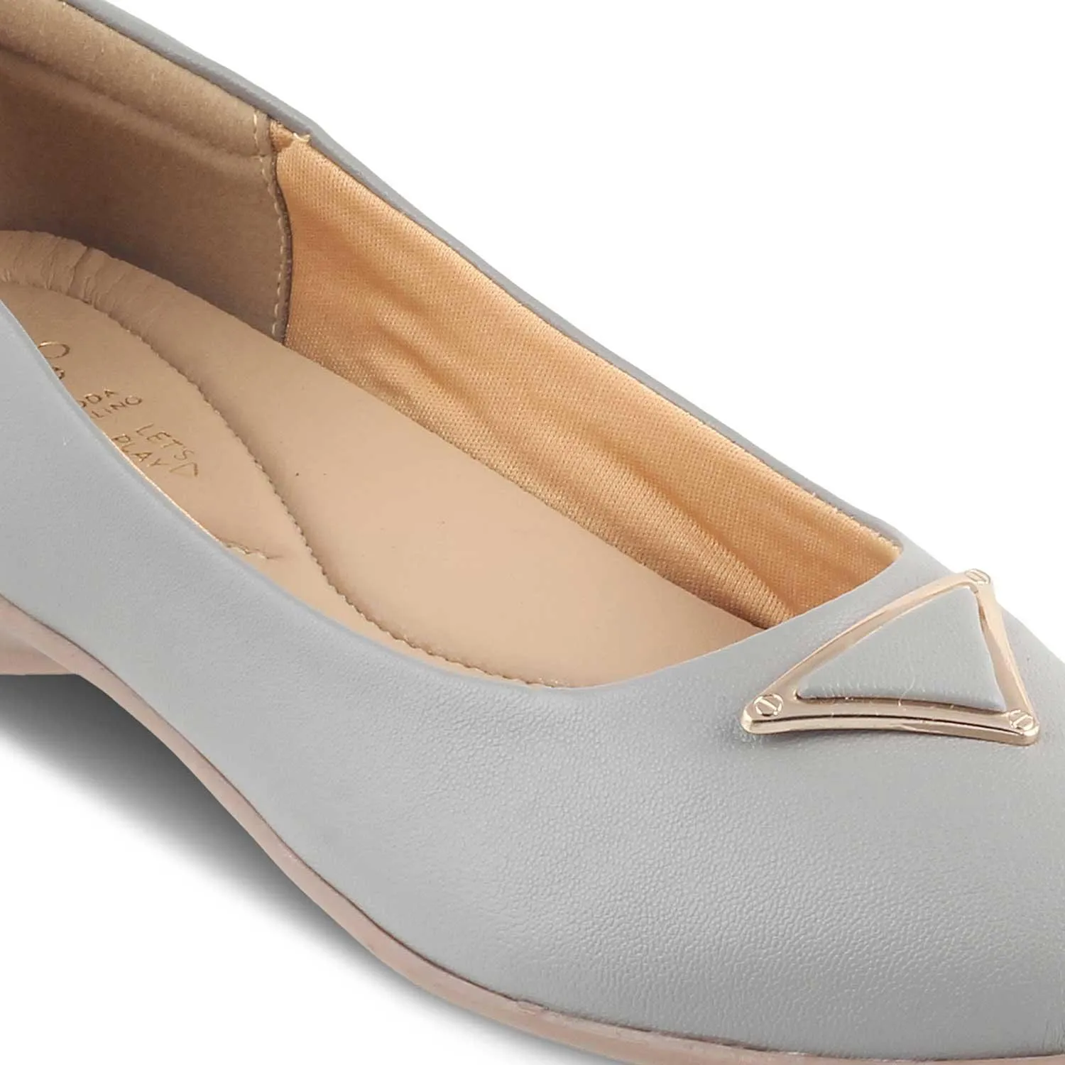 The Cheviz Grey Women's Dress Ballerinas Tresmode