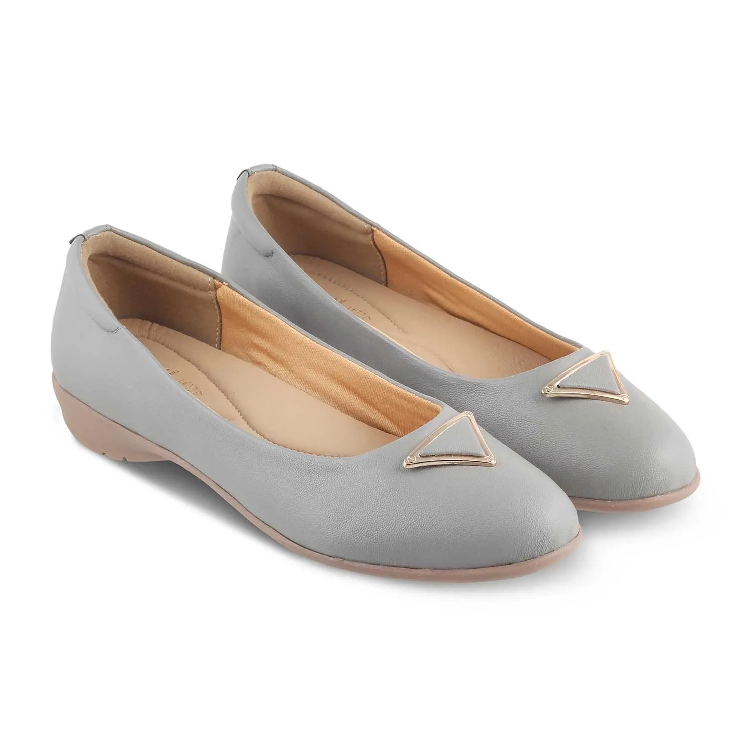 The Cheviz Grey Women's Dress Ballerinas Tresmode