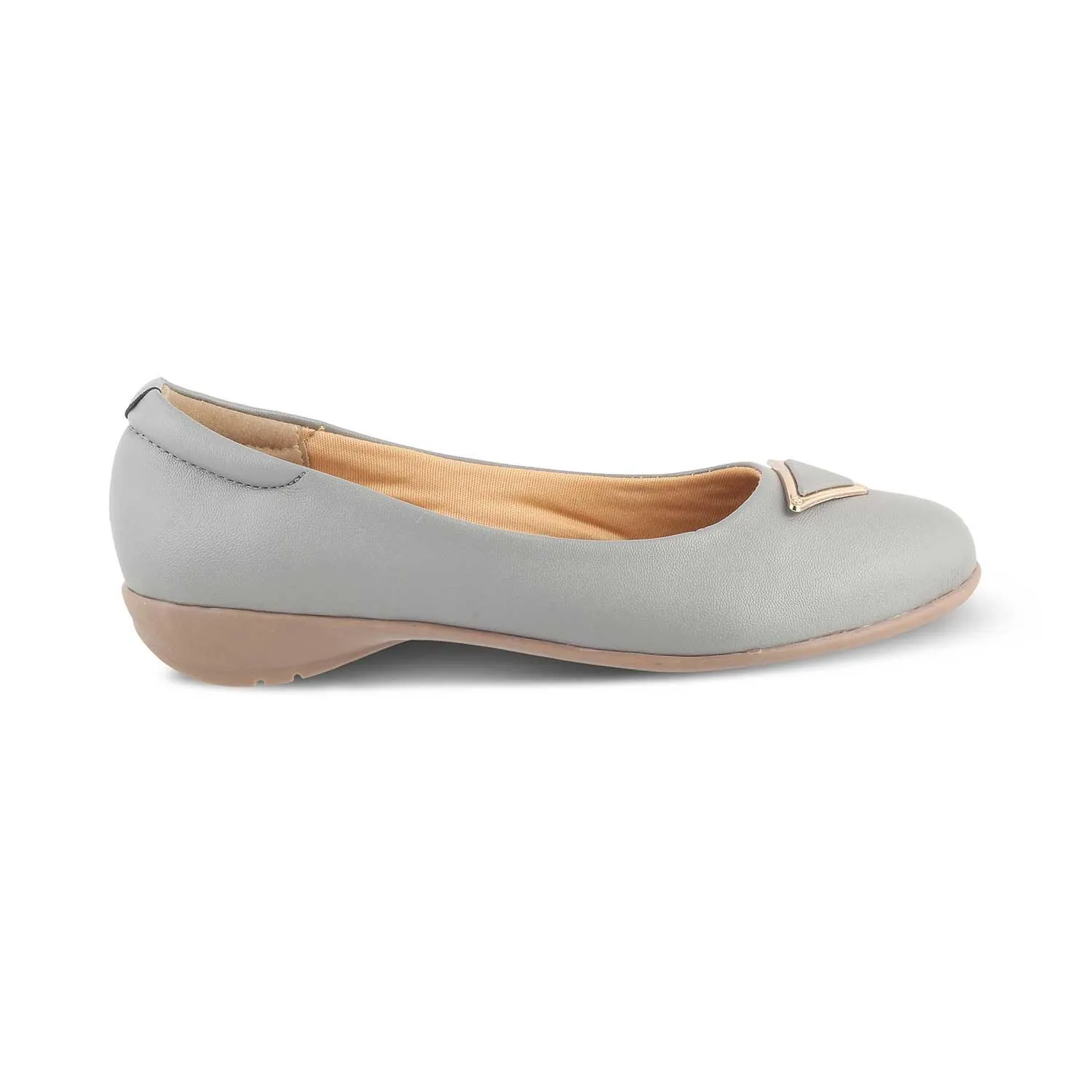The Cheviz Grey Women's Dress Ballerinas Tresmode