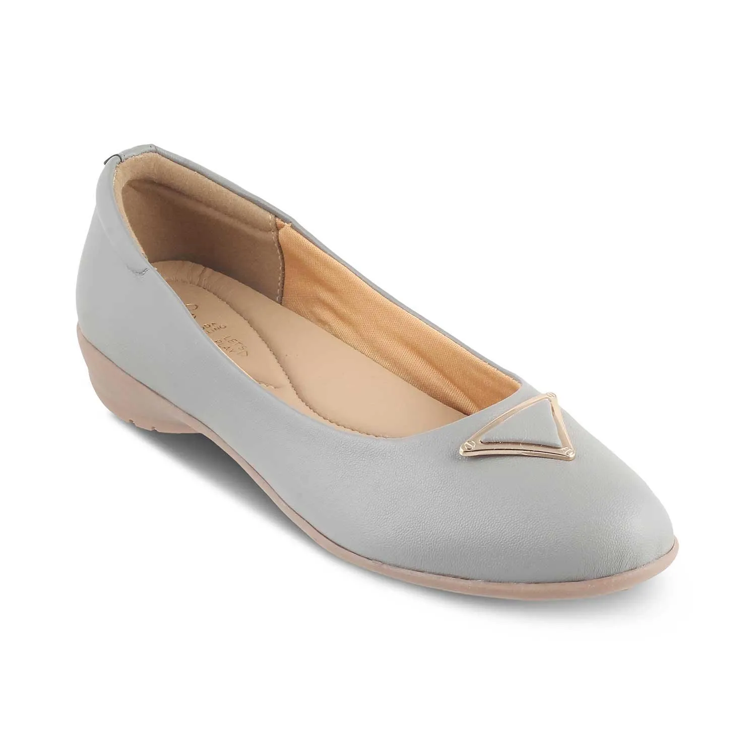 The Cheviz Grey Women's Dress Ballerinas Tresmode