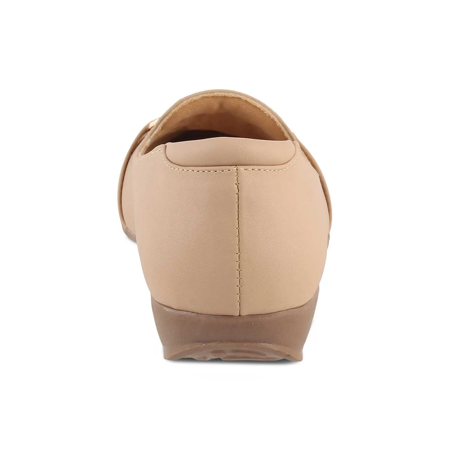 The Yorker Beige Women's Dress Ballerinas Tresmode