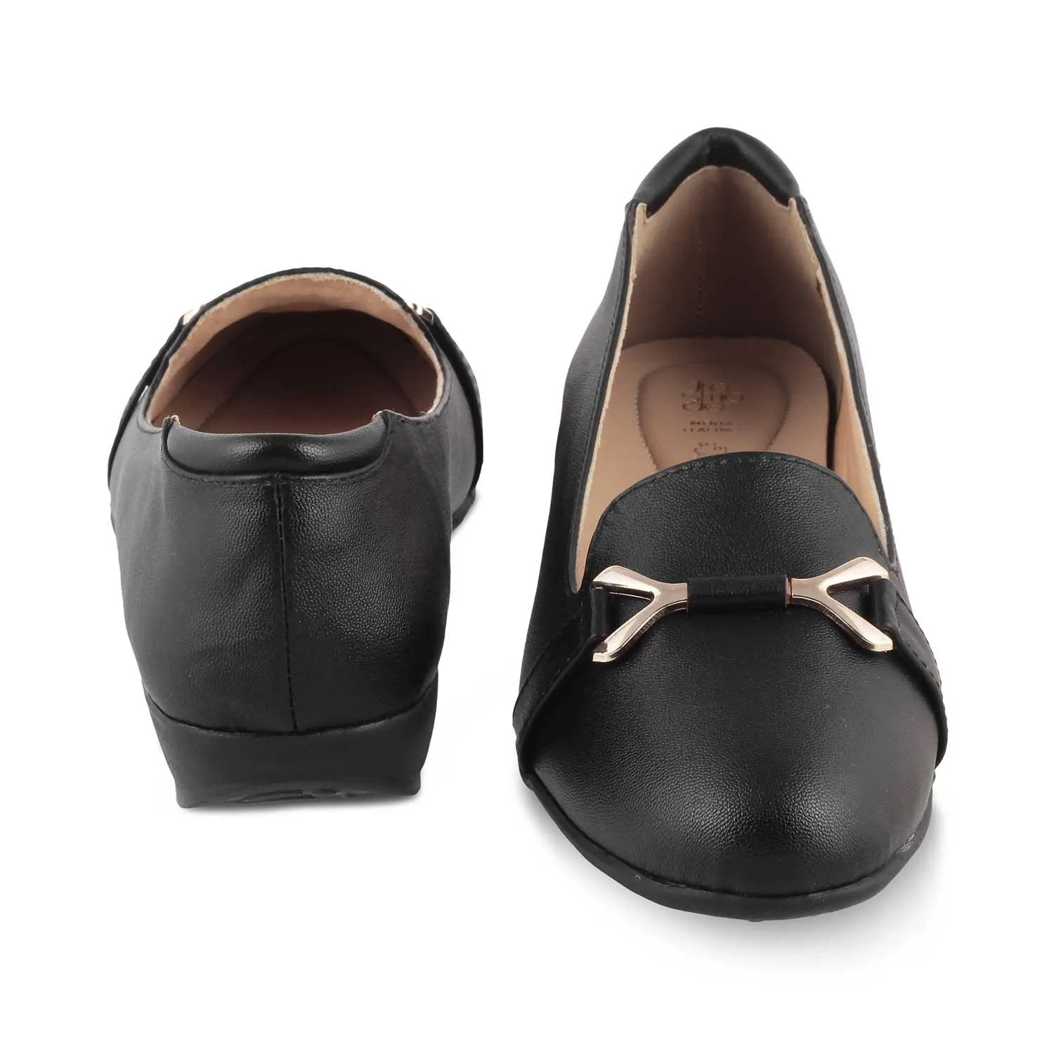 The Yorker Black Women's Dress Ballerinas Tresmode