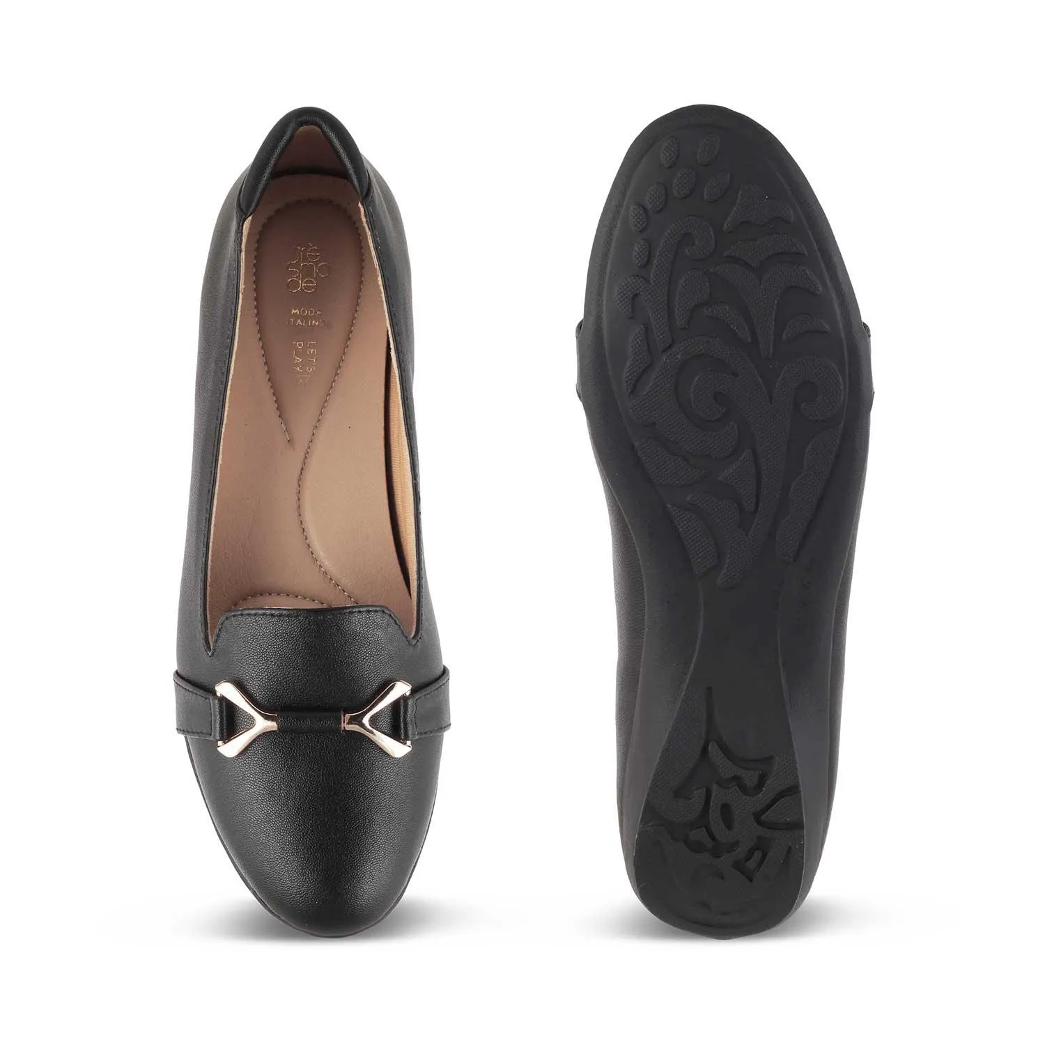 The Yorker Black Women's Dress Ballerinas Tresmode