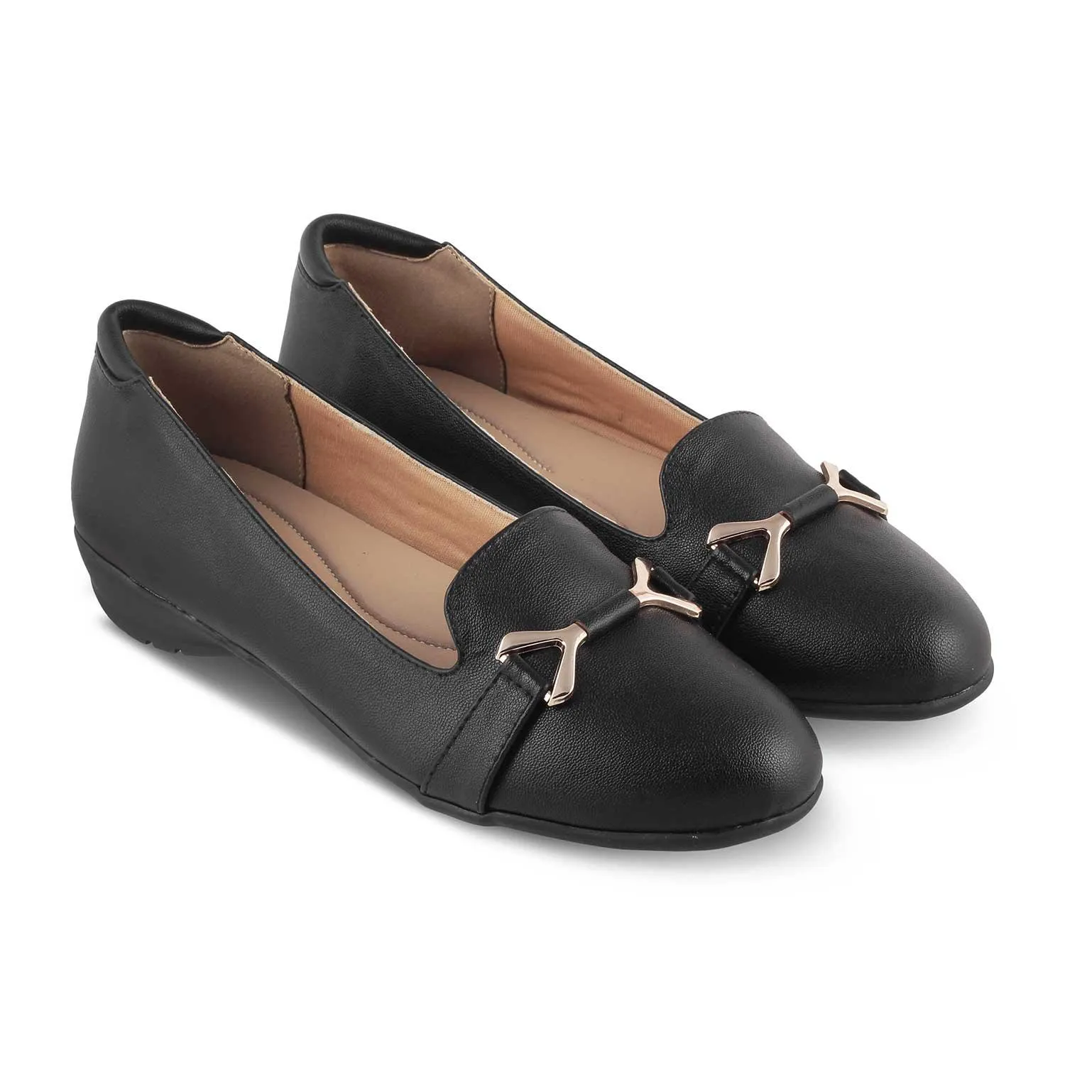 The Yorker Black Women's Dress Ballerinas Tresmode