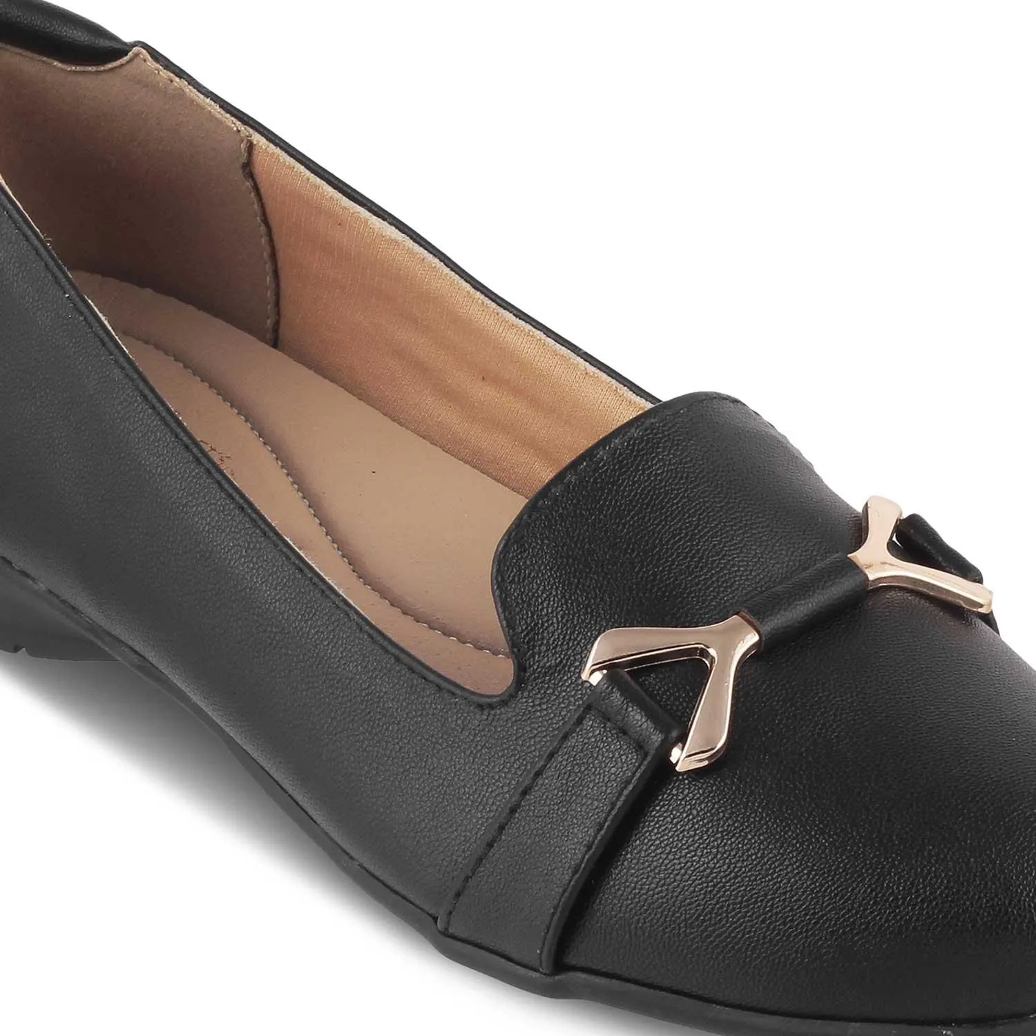 The Yorker Black Women's Dress Ballerinas Tresmode