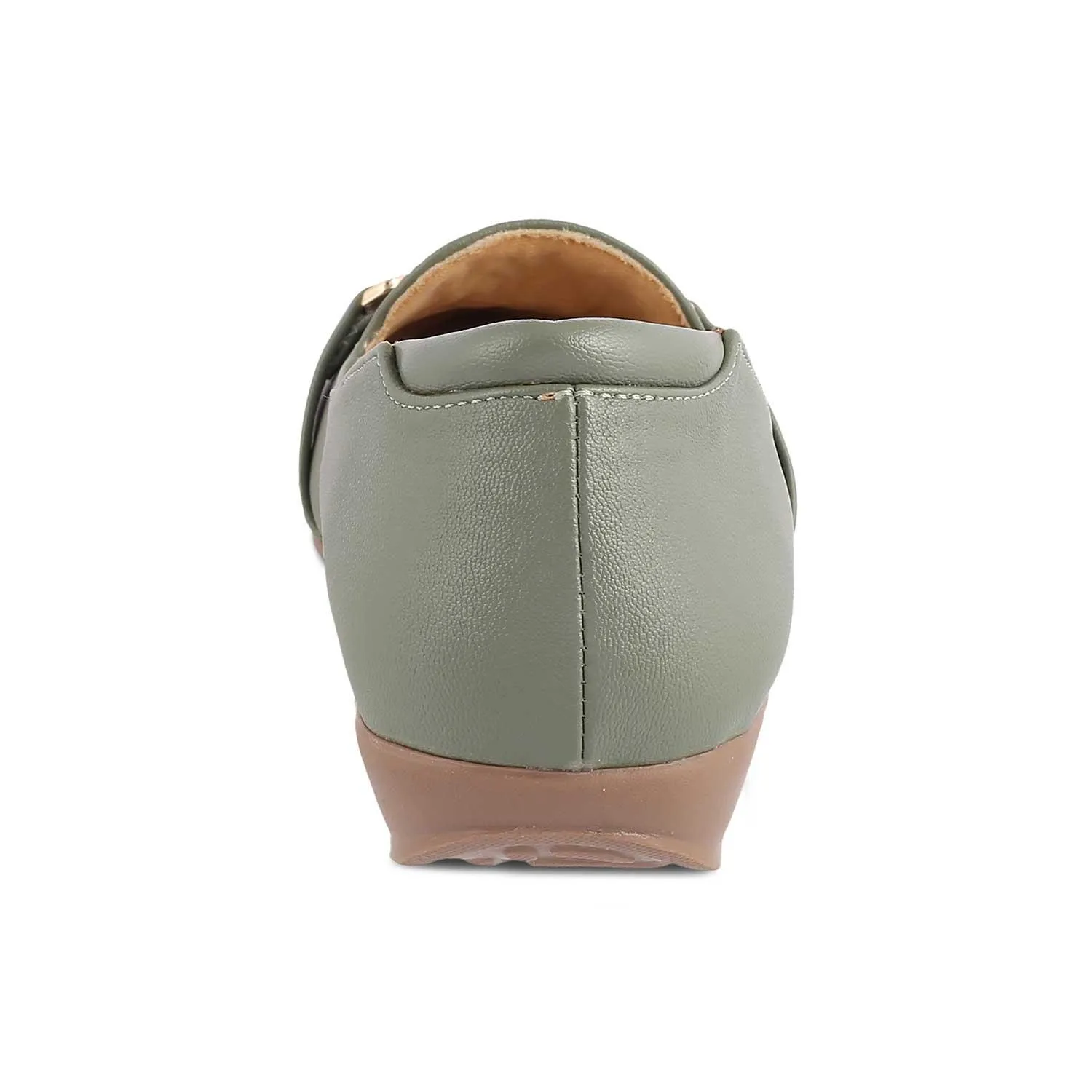 The Yorky-2 Green Women's Dress Ballerinas Tresmode