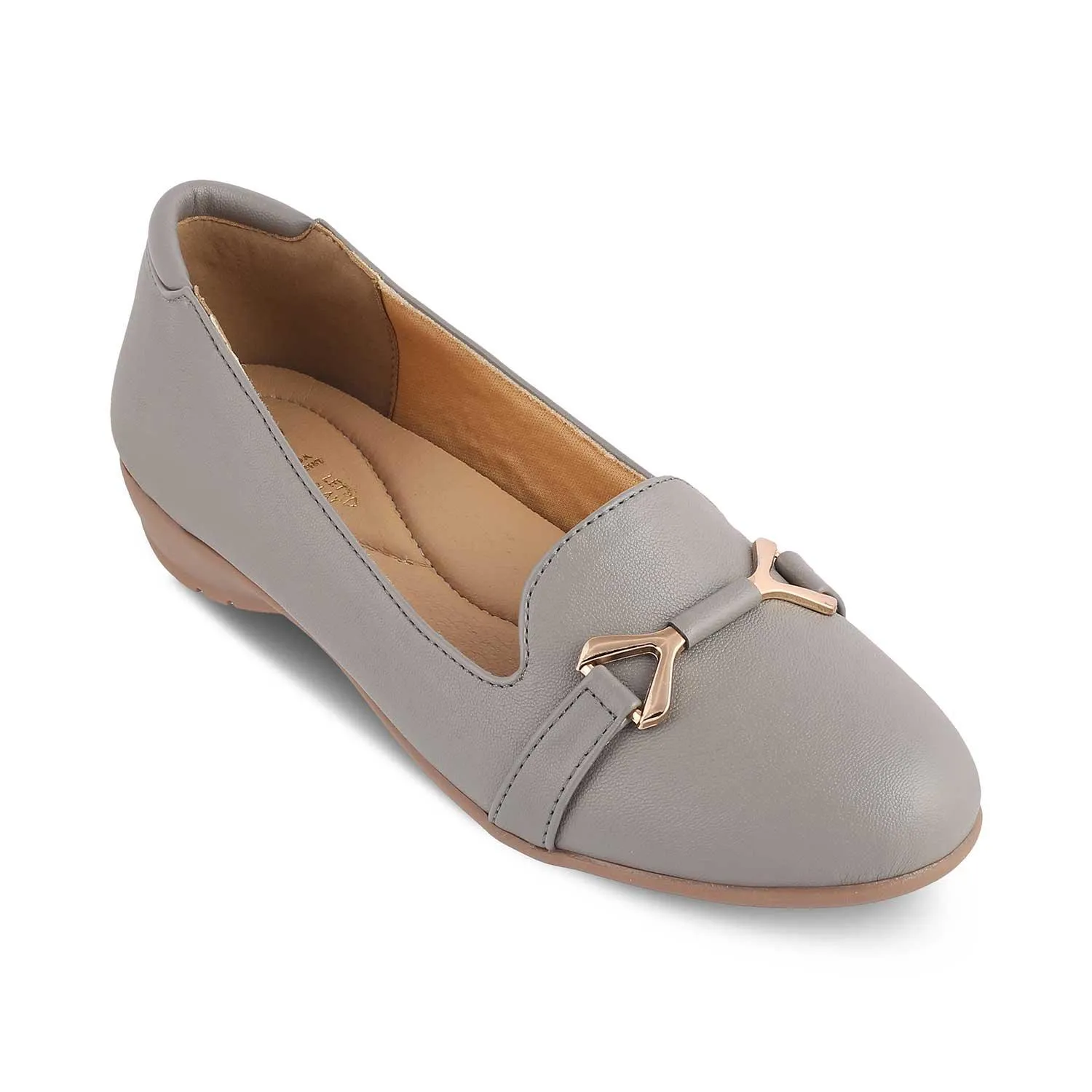 The Yorky-2 Grey Women's Dress Ballerinas Tresmode