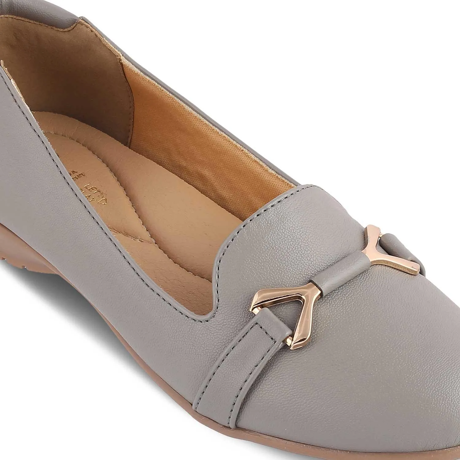 The Yorky-2 Grey Women's Dress Ballerinas Tresmode
