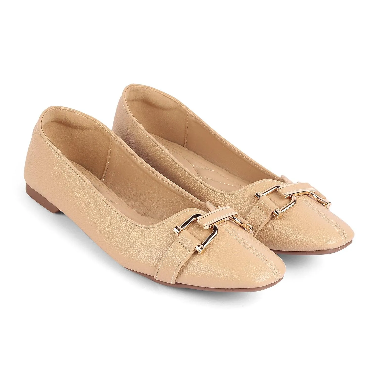 Tresmode Straford Beige Women's Dress Ballerinas