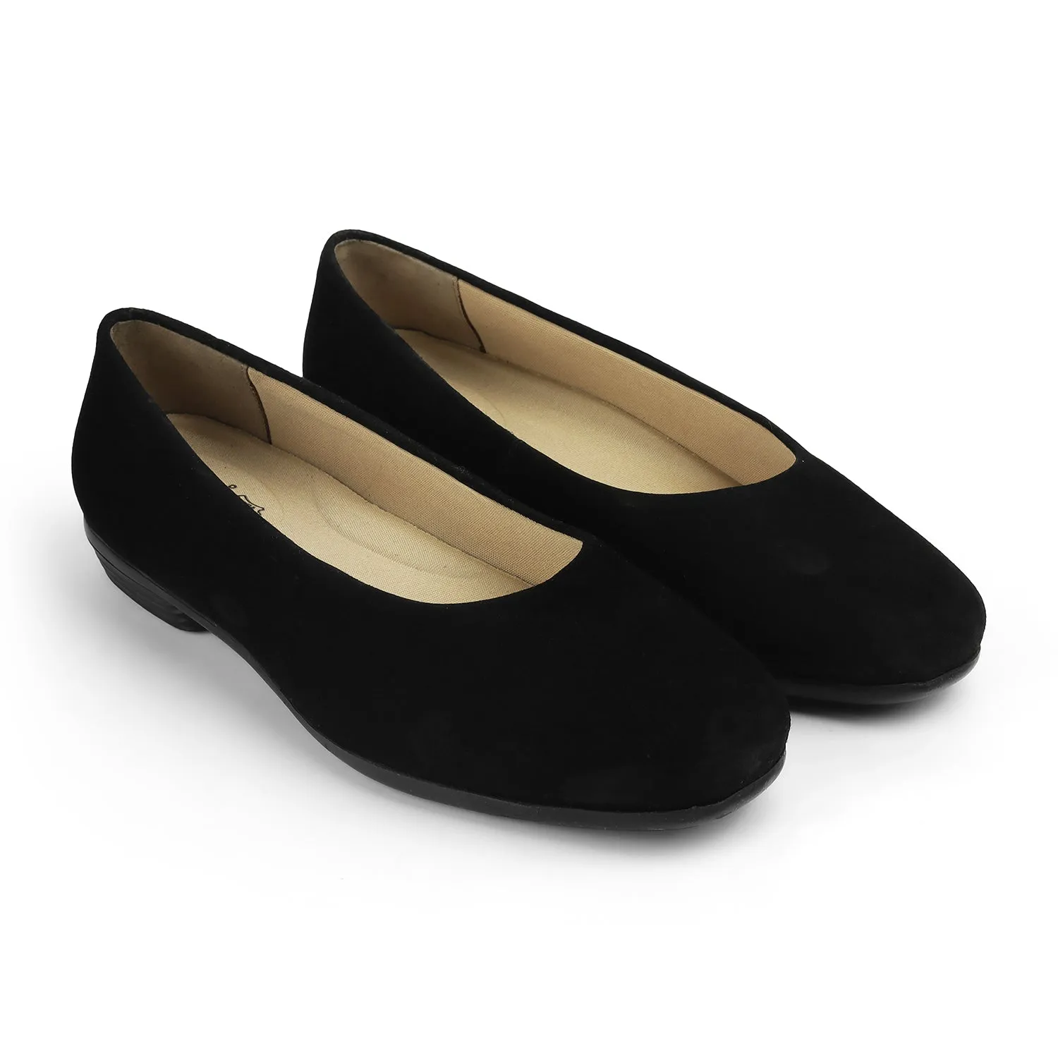 Tresmode Sulip Black Women's Casual Ballerinas