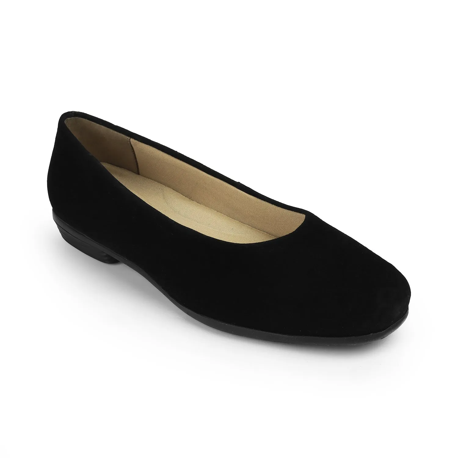 Tresmode Sulip Black Women's Casual Ballerinas