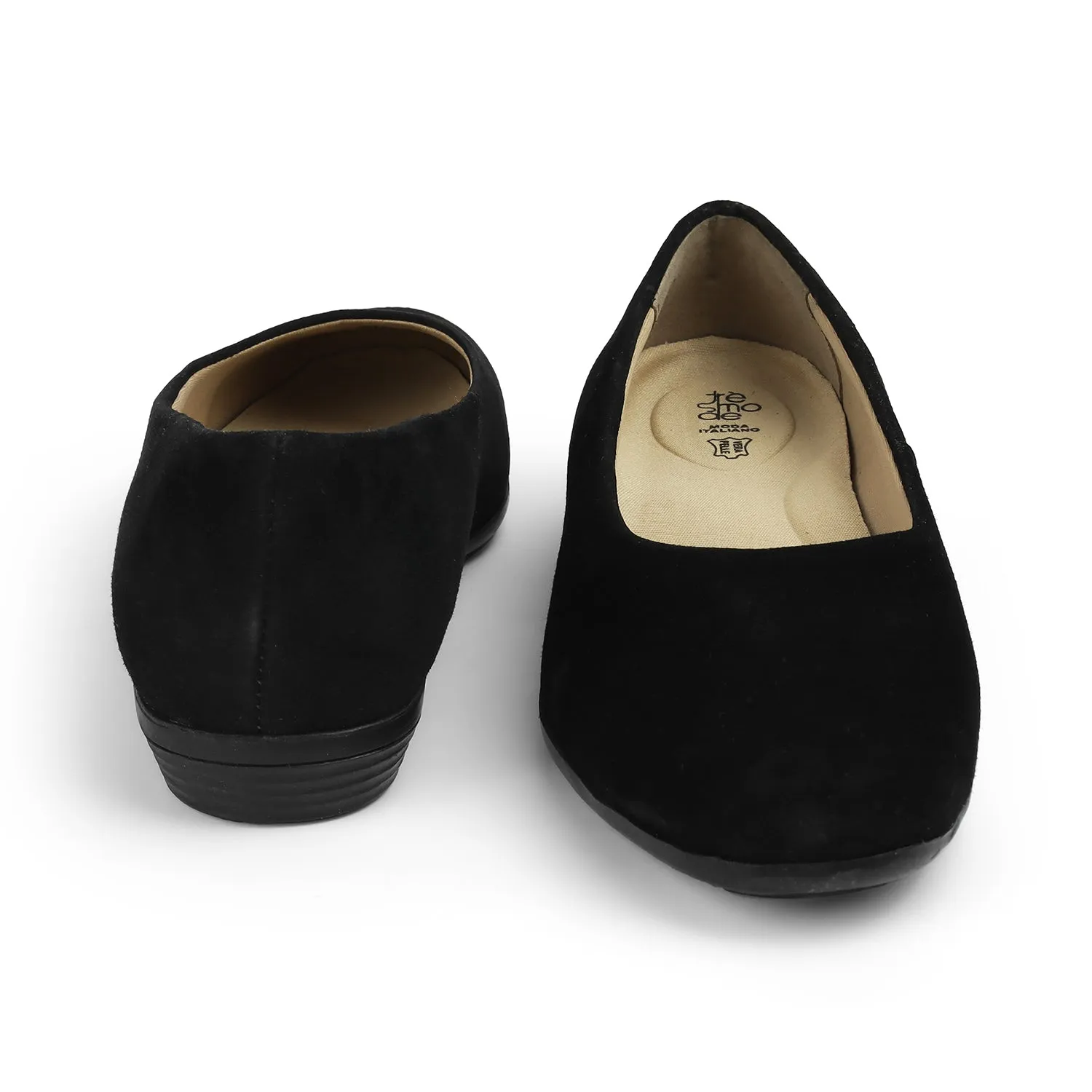 Tresmode Sulip Black Women's Casual Ballerinas