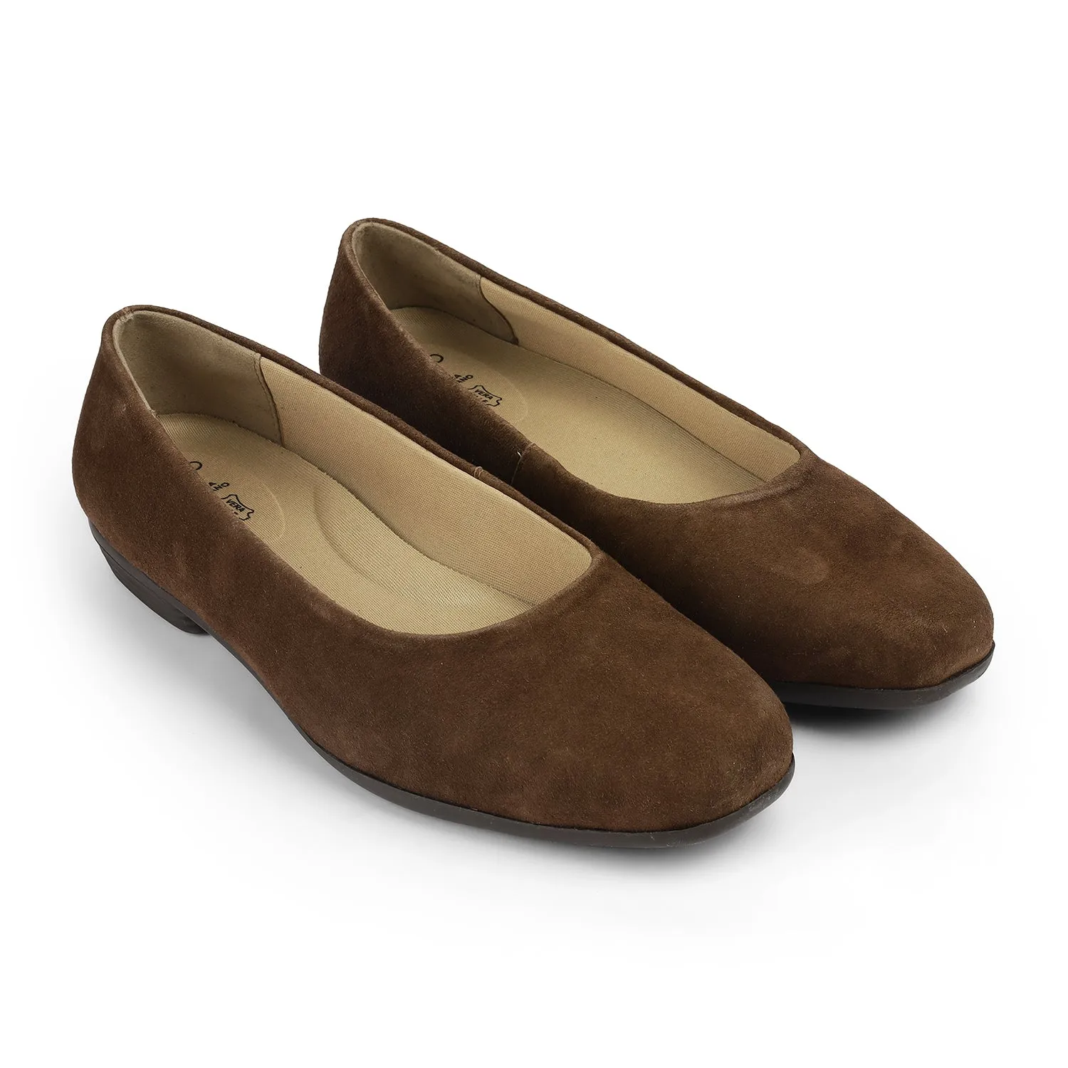 Tresmode Sulip Brown Women's Casual Ballerinas