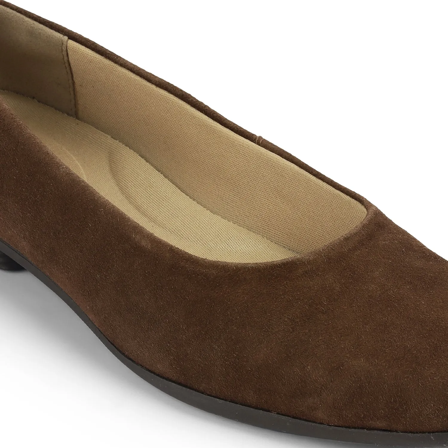 Tresmode Sulip Brown Women's Casual Ballerinas
