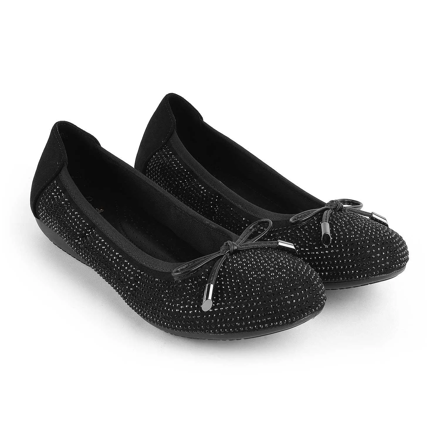 Tresmode Todiam Black Women's Dress Ballerinas