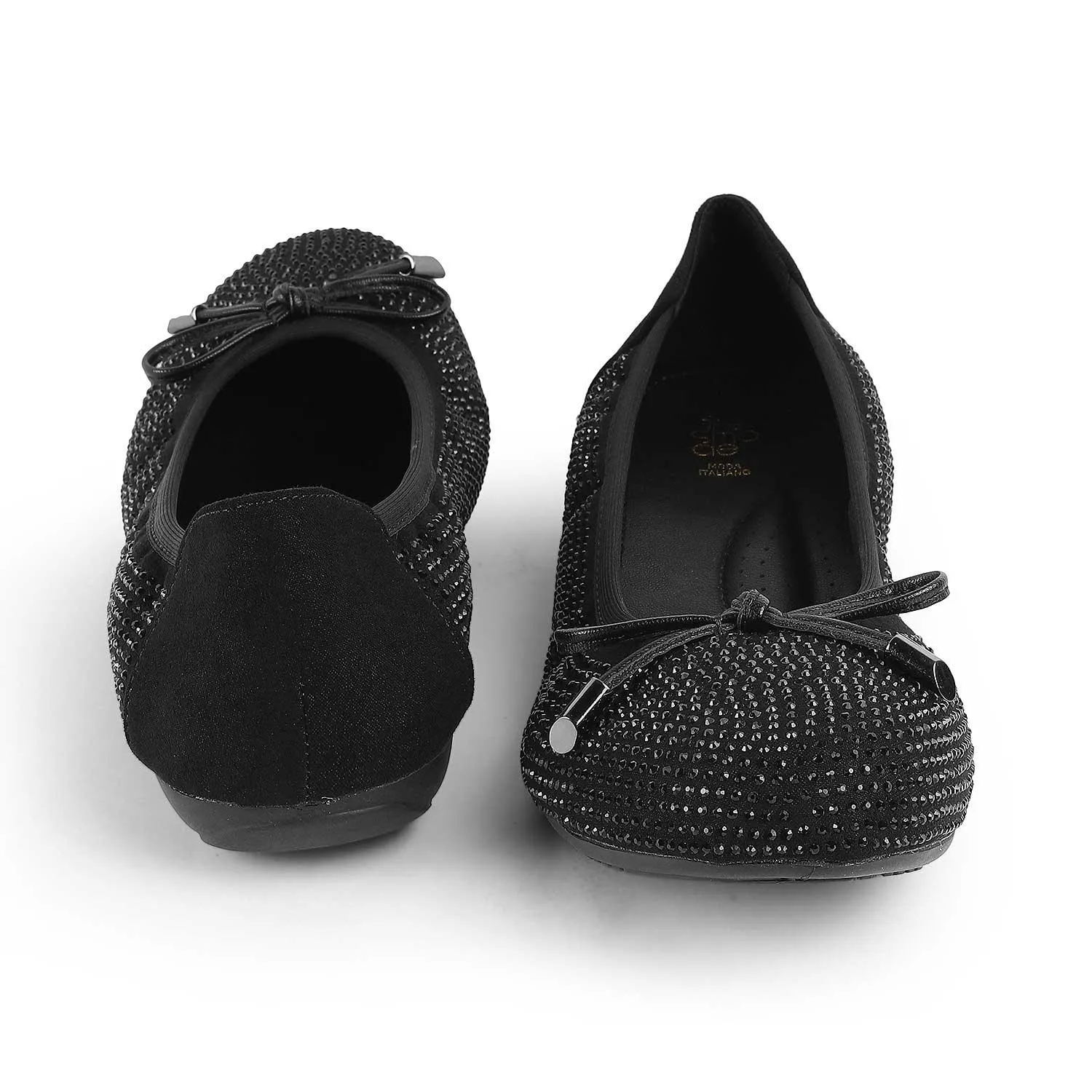 Tresmode Todiam Black Women's Dress Ballerinas