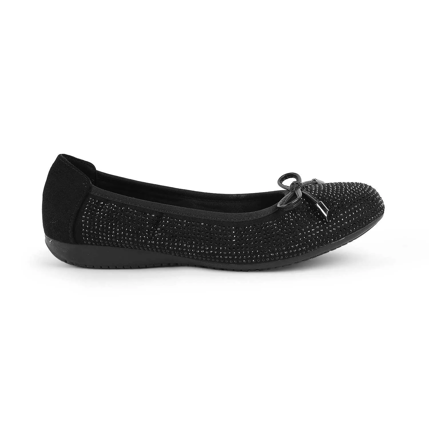 Tresmode Todiam Black Women's Dress Ballerinas