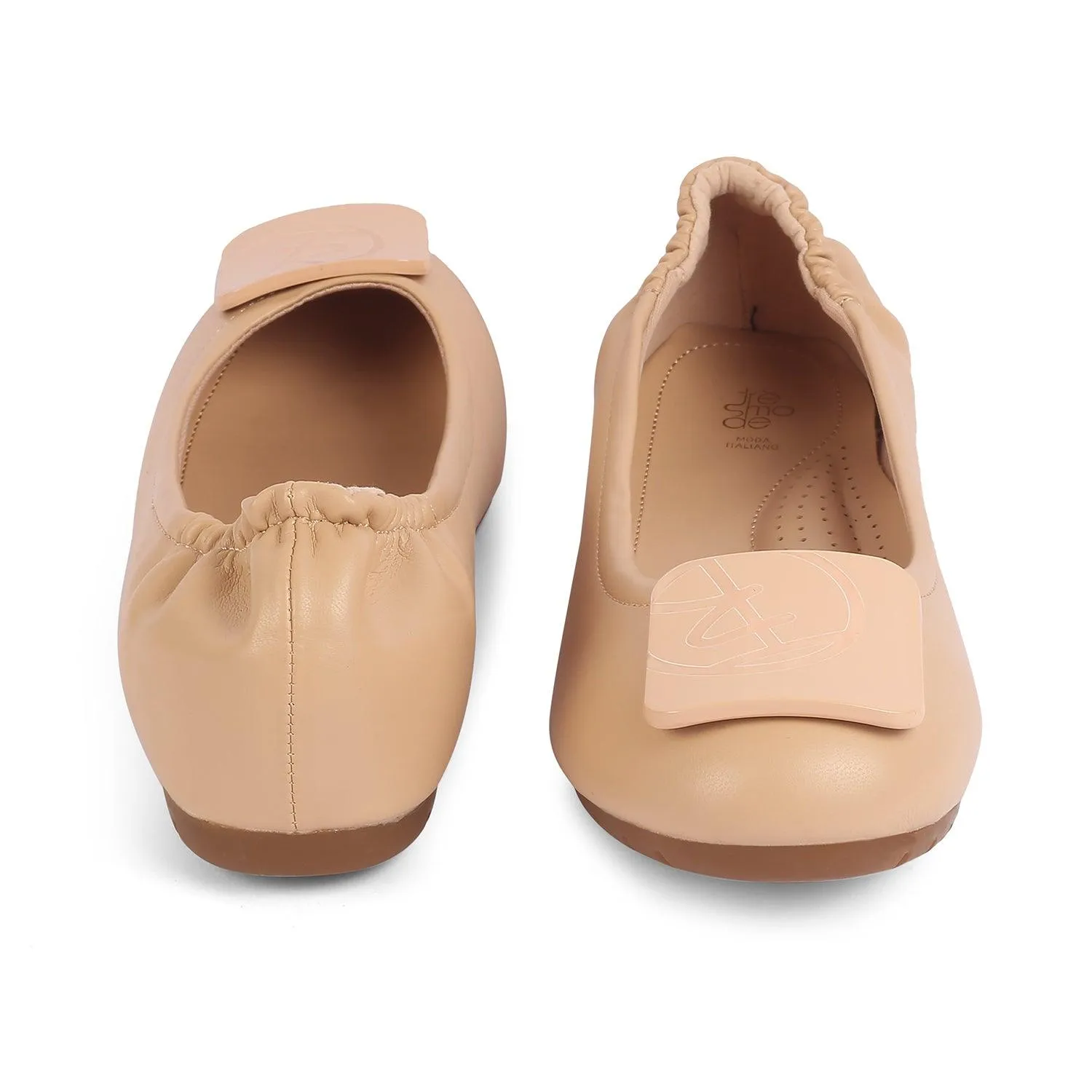 Tresmode Tre Beige Women's Casual Ballerinas