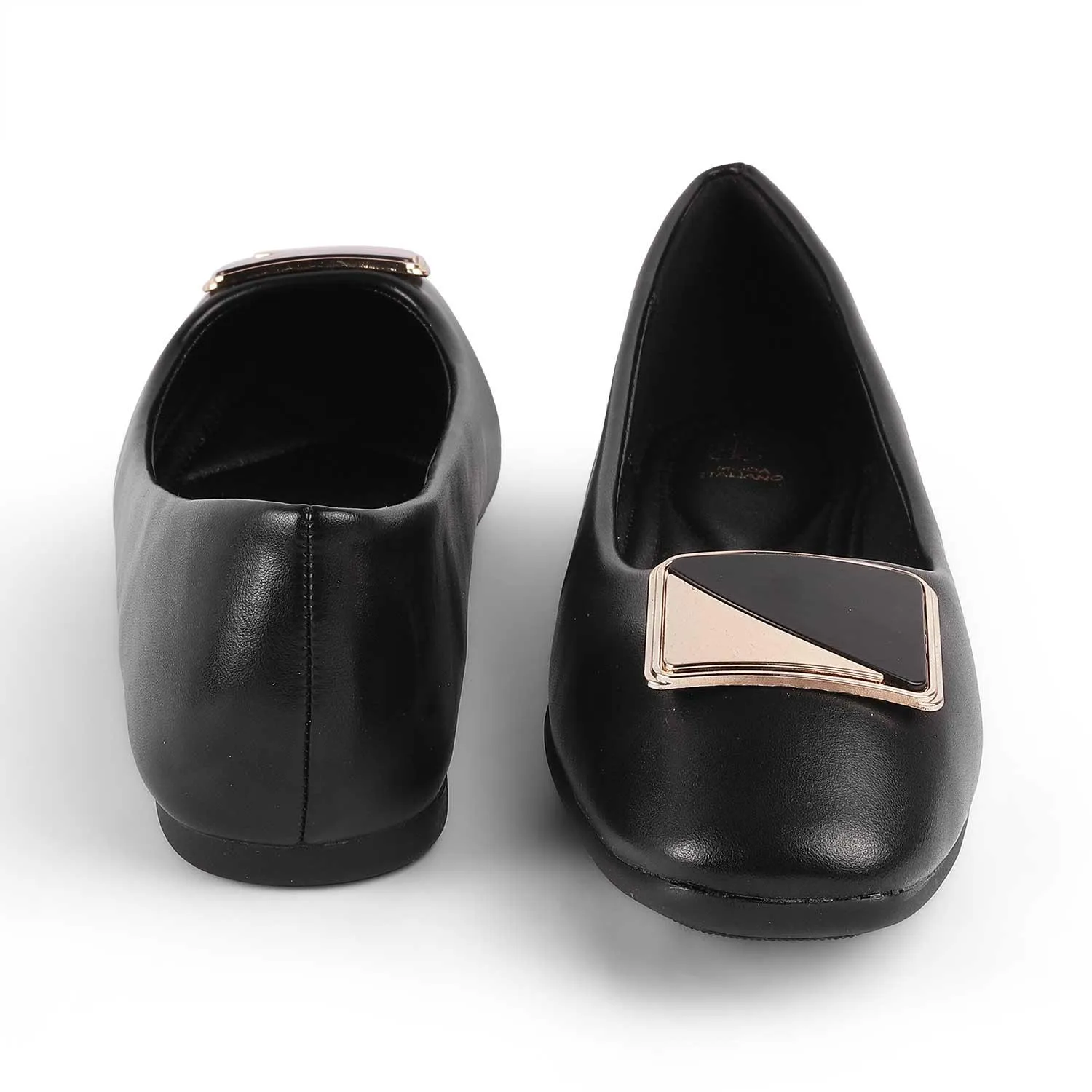 Tresmode Treci Black Women's Casual Ballerinas