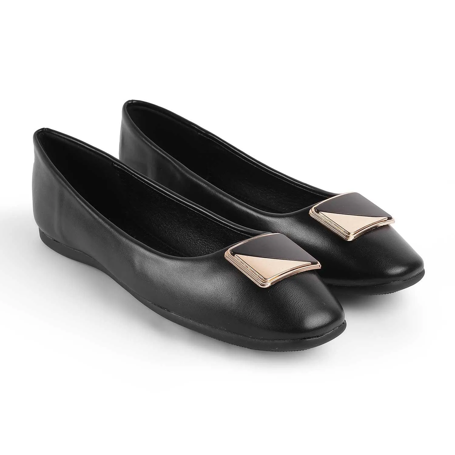 Tresmode Treci Black Women's Casual Ballerinas