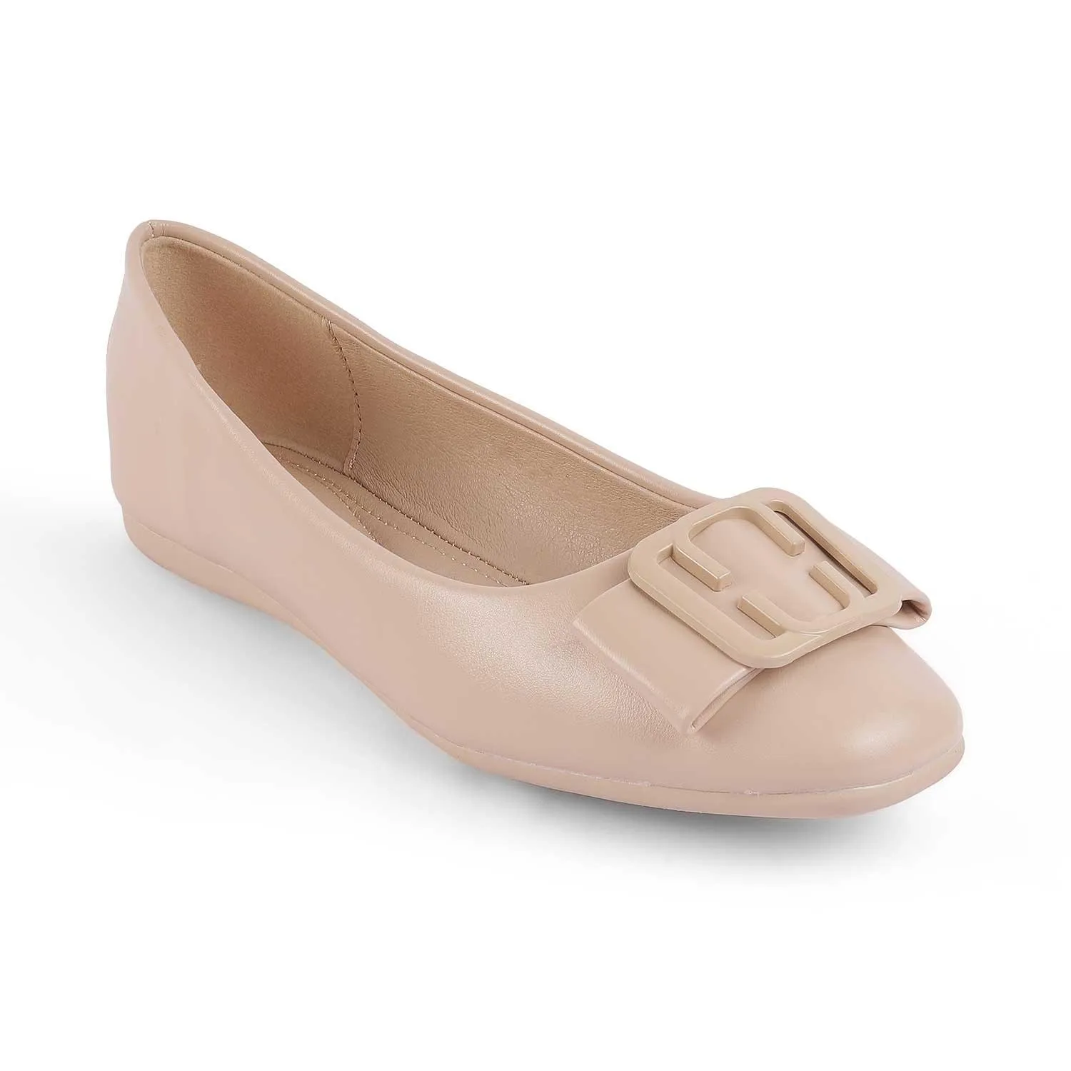 Tresmode Tregamo Beige Women's Casual Ballerinas