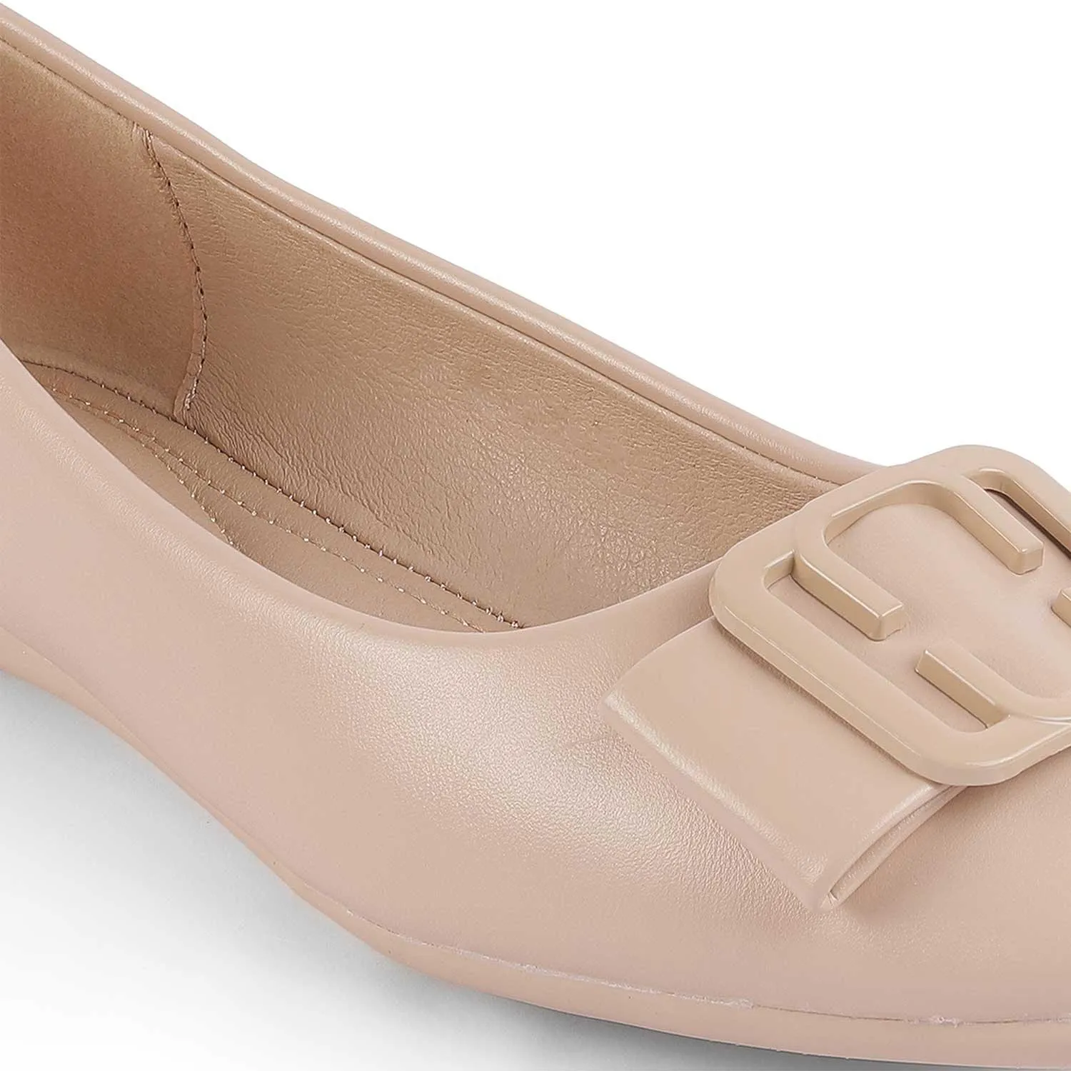 Tresmode Tregamo Beige Women's Casual Ballerinas