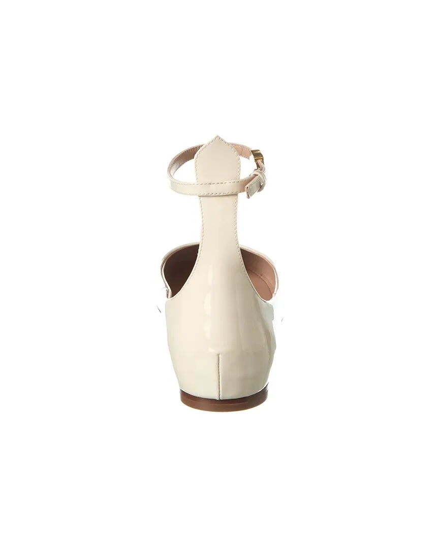 Valentino Tan Go Patent Flat