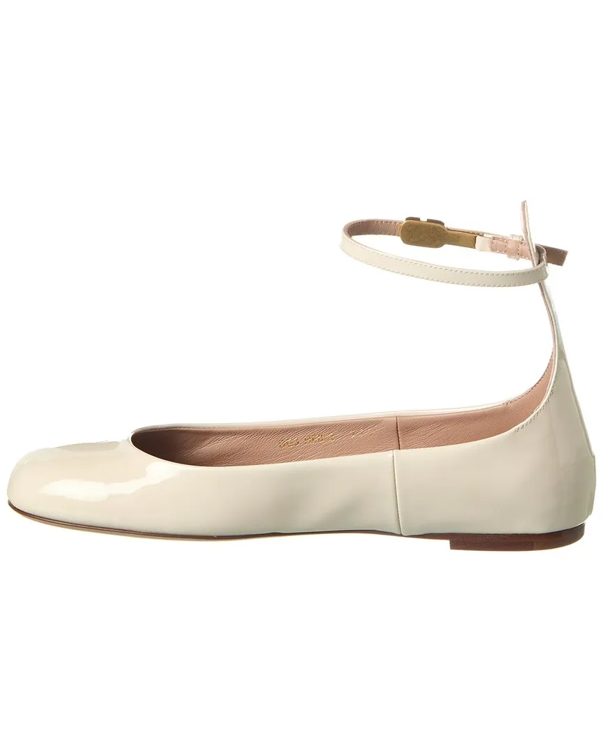 Valentino Tan Go Patent Flat
