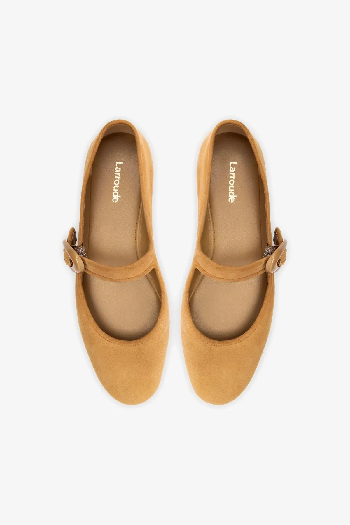 Verona Ballet Flat In Peanut Suede