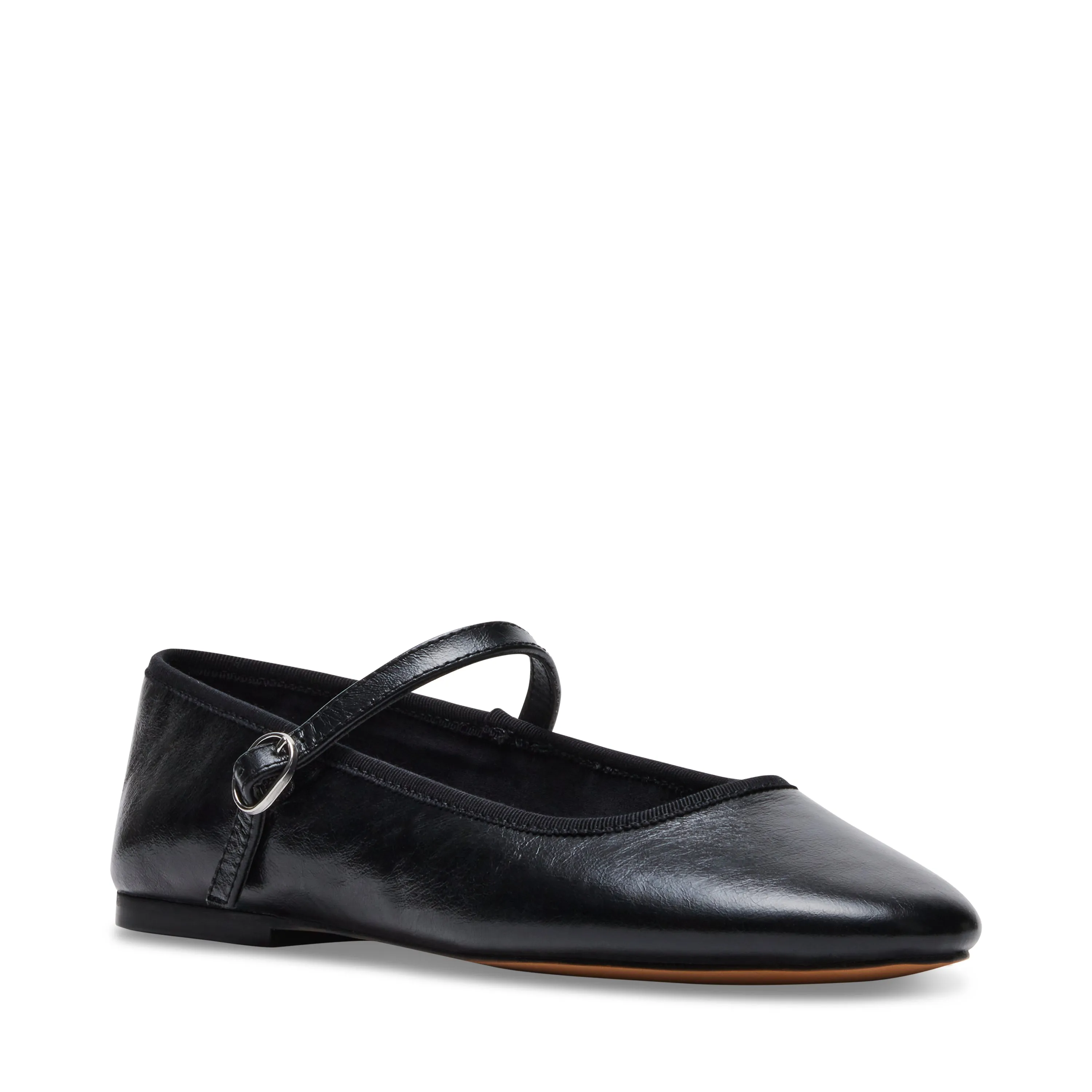 Vinetta Flat Shoe BLACK LEATHER