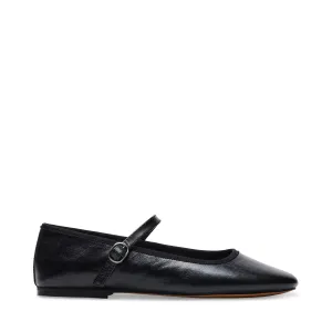 Vinetta Flat Shoe BLACK LEATHER
