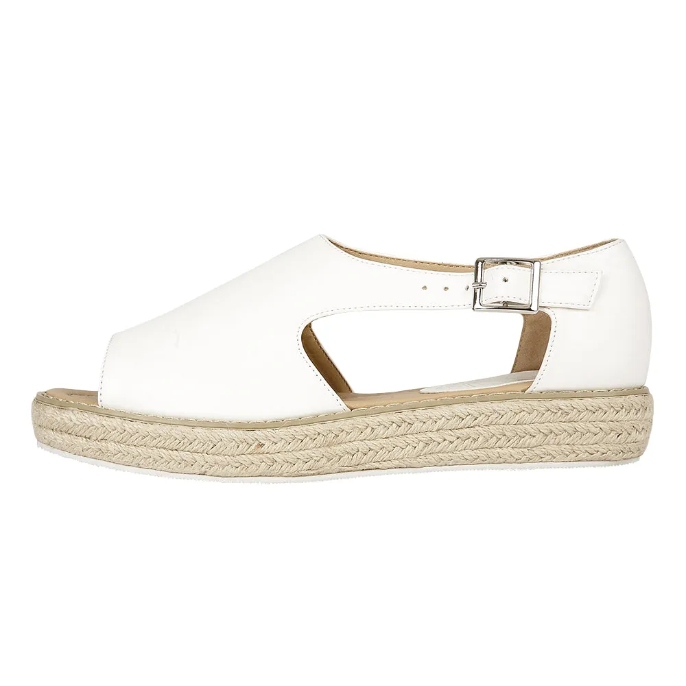 White  Flat Shoes