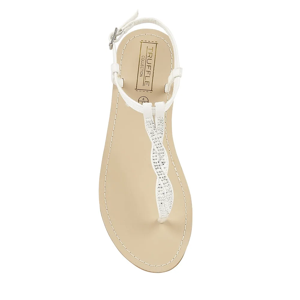 White Flat Shoes