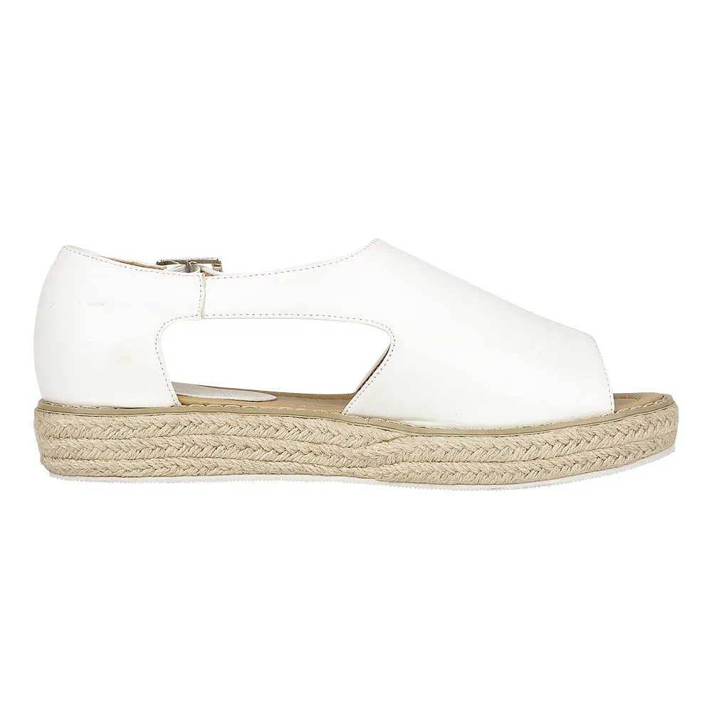 White  Flat Shoes
