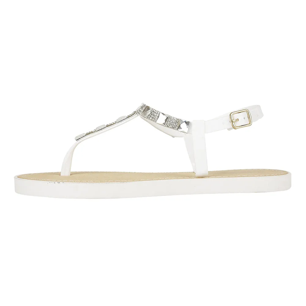White Flat Shoes