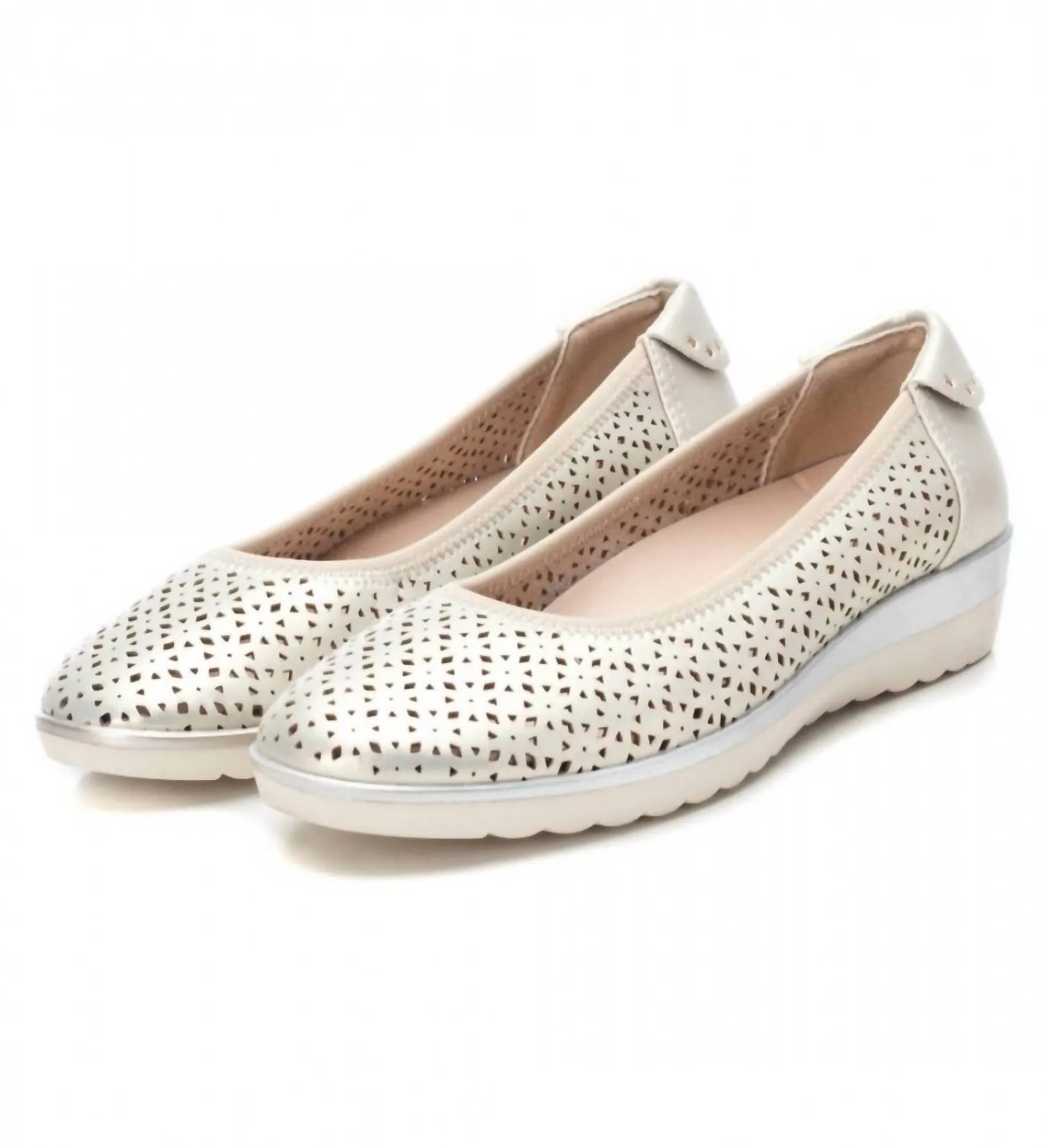 Women's Ballerina Shoes In Gold