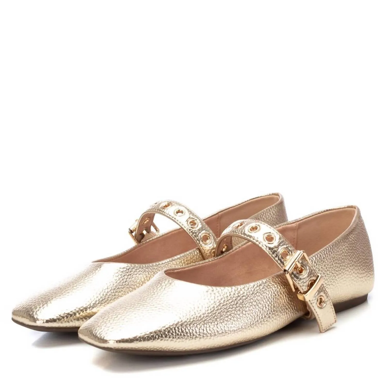 Women's Ballerinas Shoes In Gold