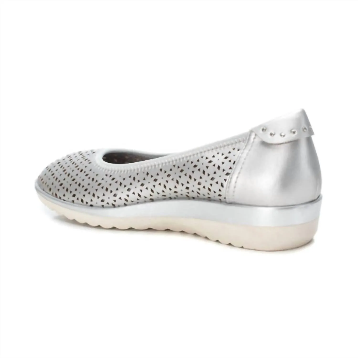 Women's Ballerinas Shoes In Silver