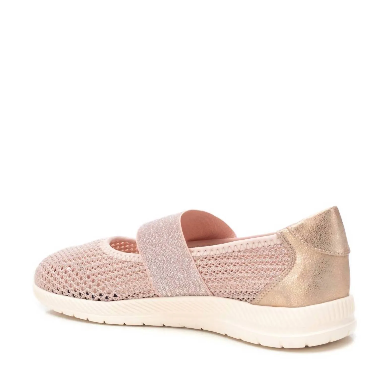 Women's Braided Ballerinas In Nude
