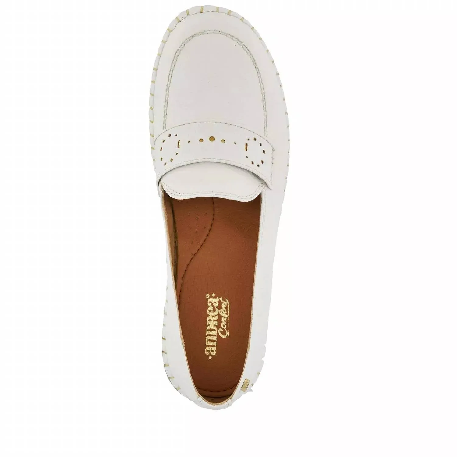 Women's Comfort Moccassins Shoes In White