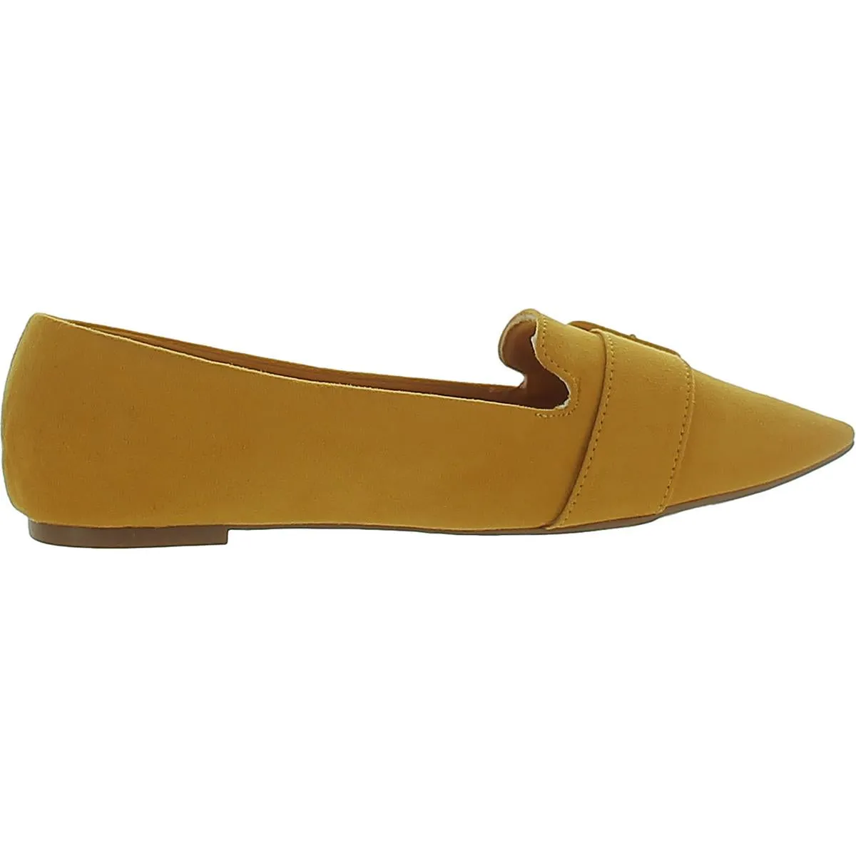 Womens Faux Suede Pointed toe Flat Shoes